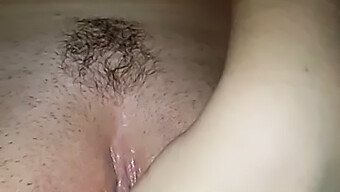 Hairy 18 Year Old'S Orgasm With A Vibrator