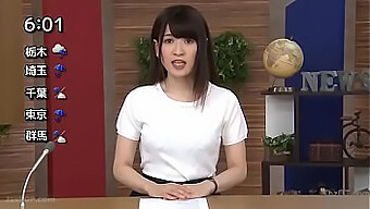 Japansk Anchorwoman'S Naughty Tryst