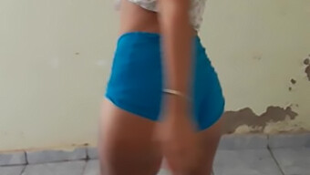 Hot And Young Latina Dancing Seductively