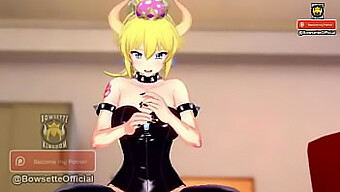 Virtueller Handjob Von Bowsette