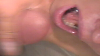 A Nice Bj With Cum In Mouth