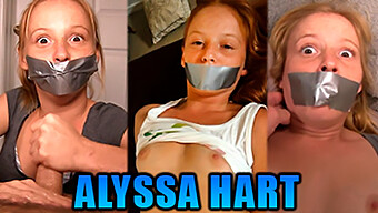 Alyssa Hart'S Small Tits Get Duct Taped And Gagged In Hot Gag Sex