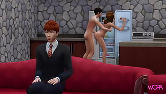 Harry Potter And Hermione Granger Engage In A Steamy Threesome In This Animated Porn Video