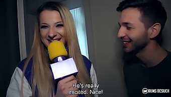 Pornstarul German Celina Davis Își Surprinde Fanboy-Ul Cu O Muie Hardcore