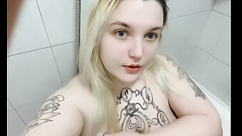 Big Ass Bbw Pleasures Herself With Sex Toy In The Bathroom