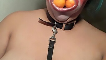 Big Tits Clown Gets Bdsmed And Mouth Fucked