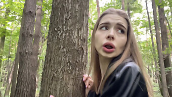 Teen (18+) Gets Her Mouth Filled With Cum In The Wild